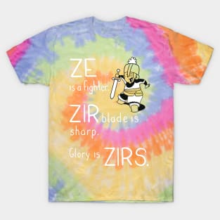 Pronoun Fighter, Ze T-Shirt